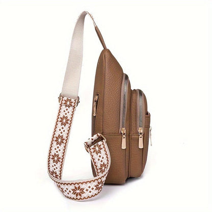 Margaret - Vegan Leather Sling Crossbody Bag
