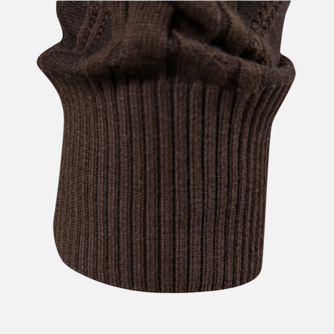 James - Argyle Knit Cardigan