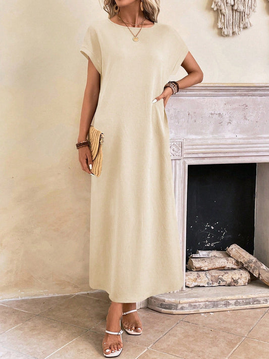 Stella - Casual Batwing Tunic Dress