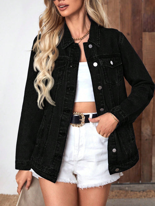 Lea - Oversized Denim Jacket