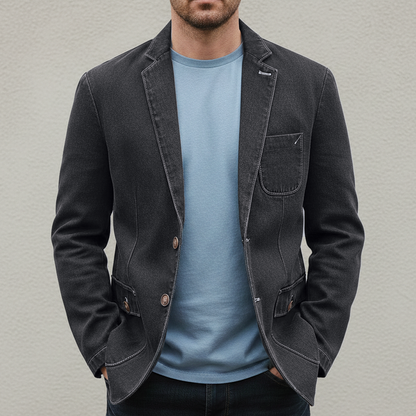 Axel - Casual Denim Blazer