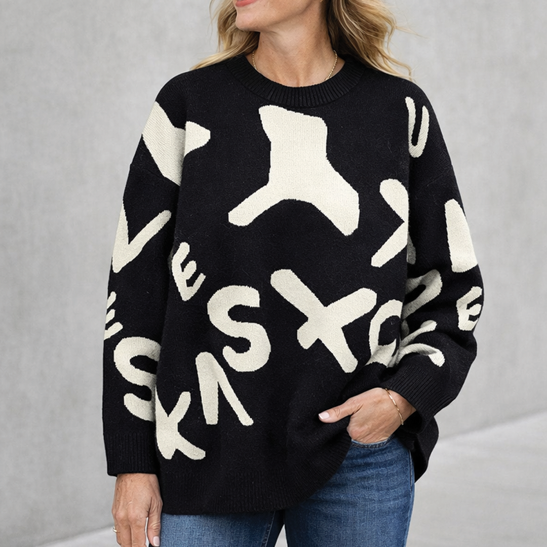 Delilah - Graphic Sweater