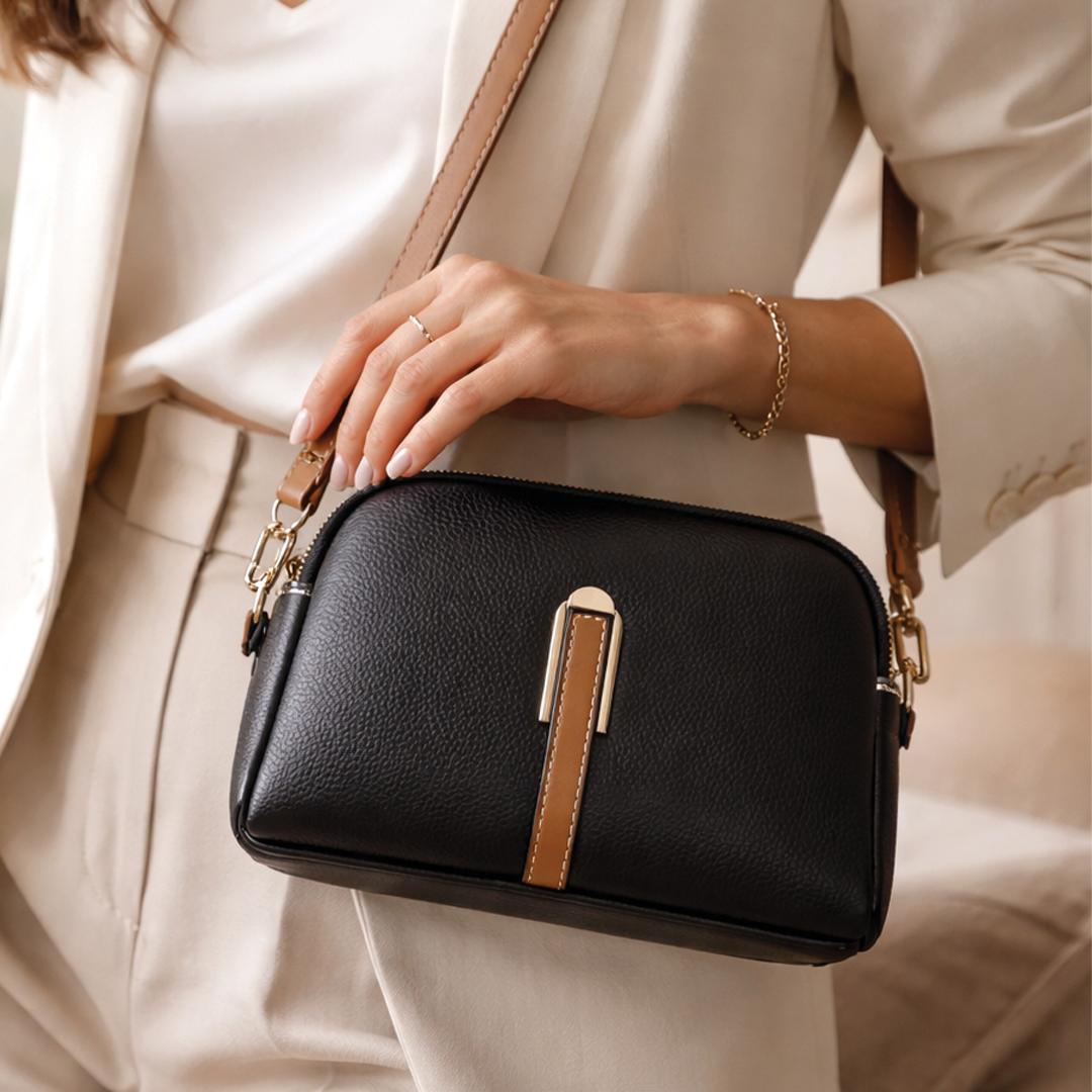 Elaine - Vegan Leather Crossbody Bag