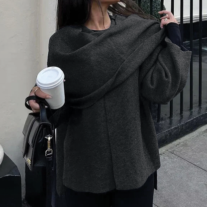Alaia - Asymmetrical Winter Coat