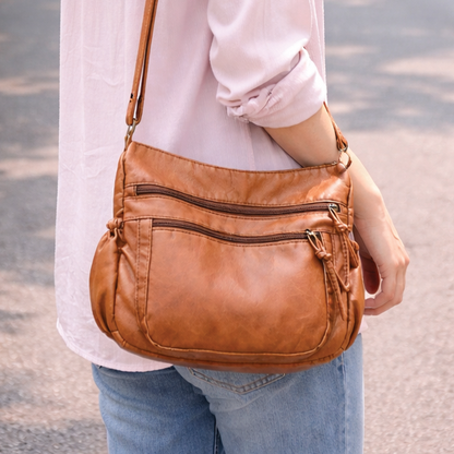 Harlow - Vegan Leather Crossbody Shoulder Bag