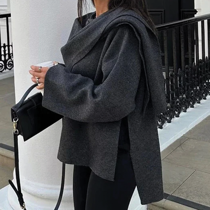 Alaia - Asymmetrical Winter Coat