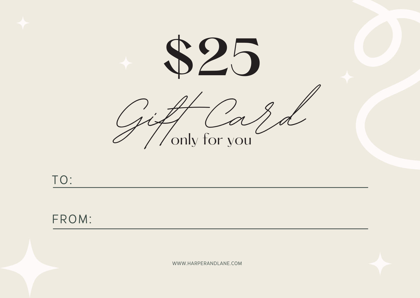 Harper & Lane - Digital Gift Card