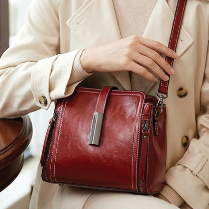 Ellen - Structured Satchel Handbag