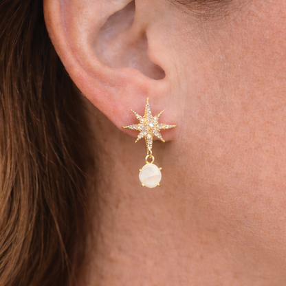 Lori - Moon Star Earrings