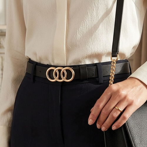 Jill - Adjustable Vegan Leather Belt