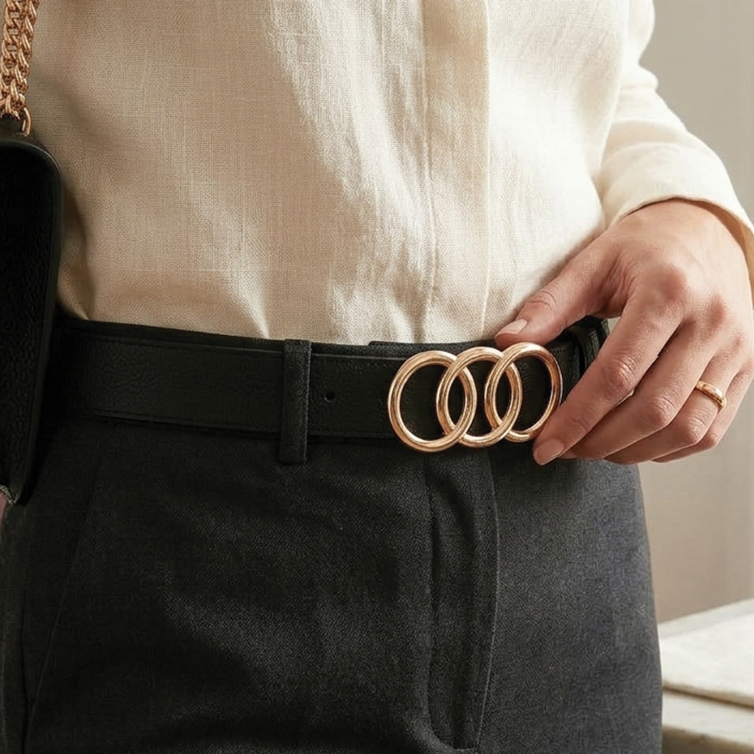 Jill - Adjustable Vegan Leather Belt