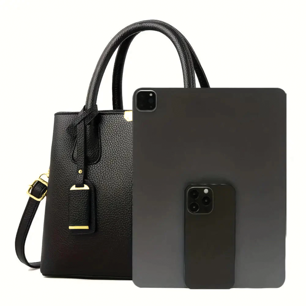 Martha - Vegan Leather Structured Handbag
