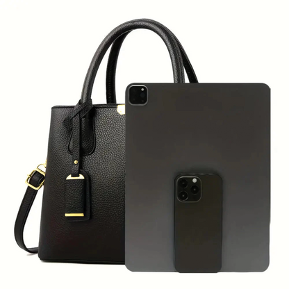 Martha - Vegan Leather Structured Handbag