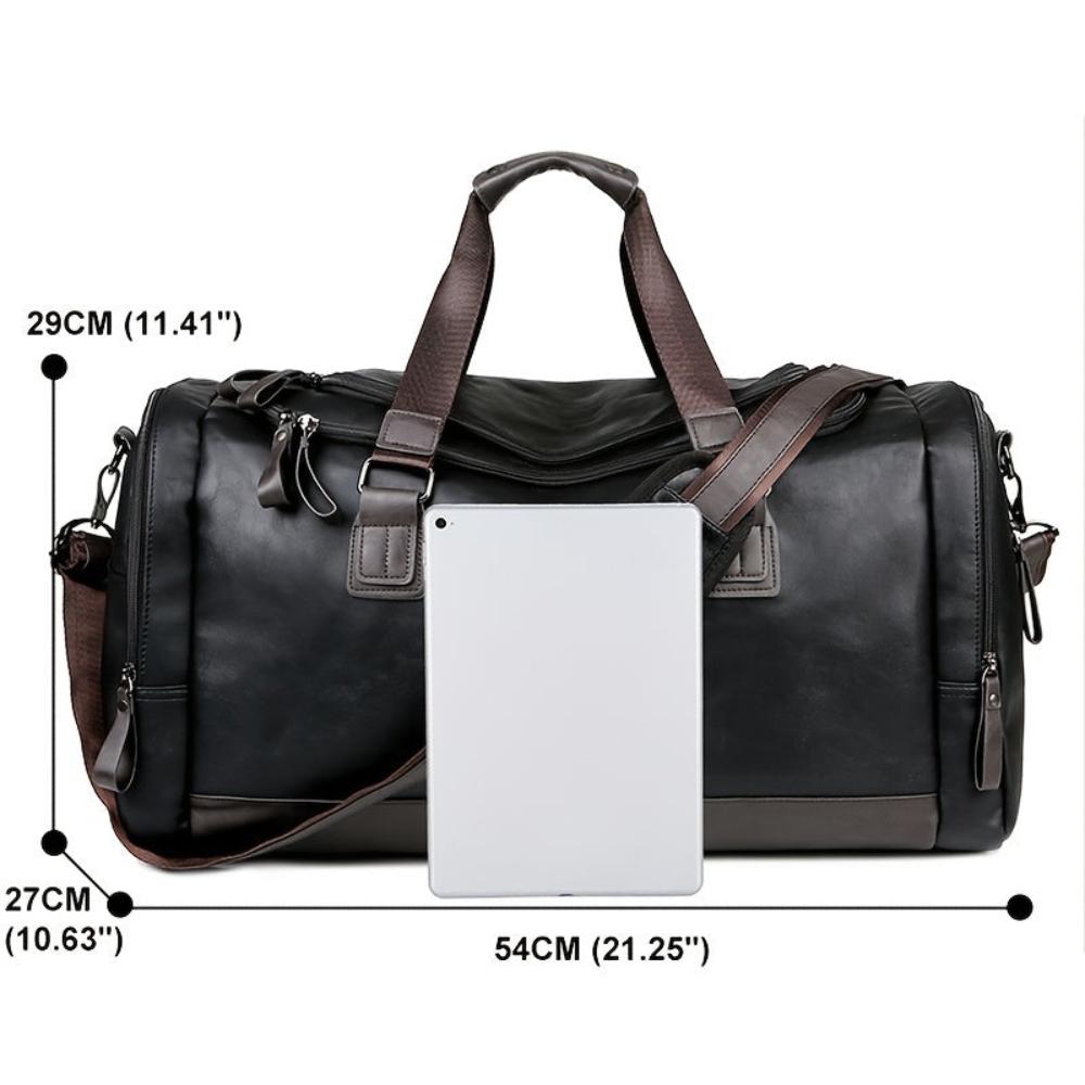 Aiden - Vegan Leather Duffle
