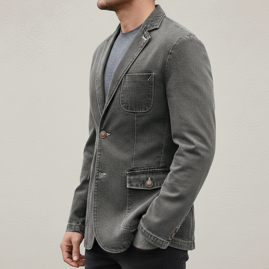 Axel - Casual Denim Blazer