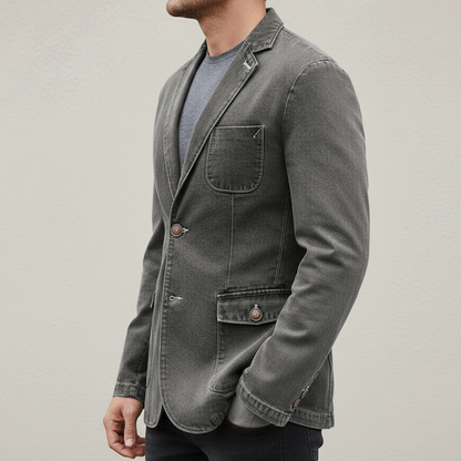 Axel - Casual Denim Blazer