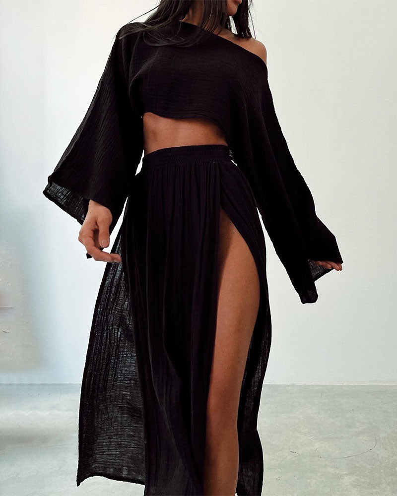 Sylvia - Gauze Two-Piece Set
