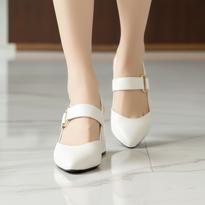 Camila - Slingback Block Pumps