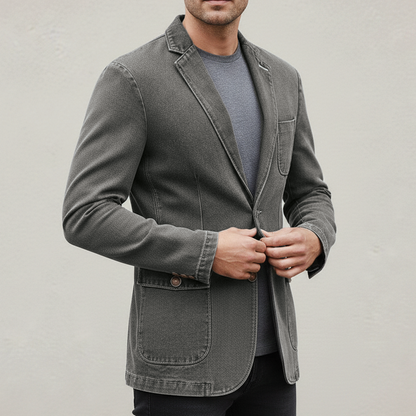 Axel - Casual Denim Blazer
