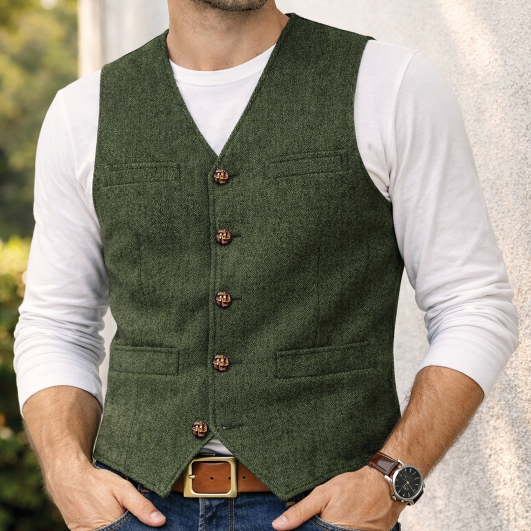 David - Casual Denim Vest