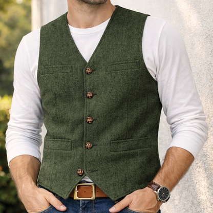 David - Casual Denim Vest