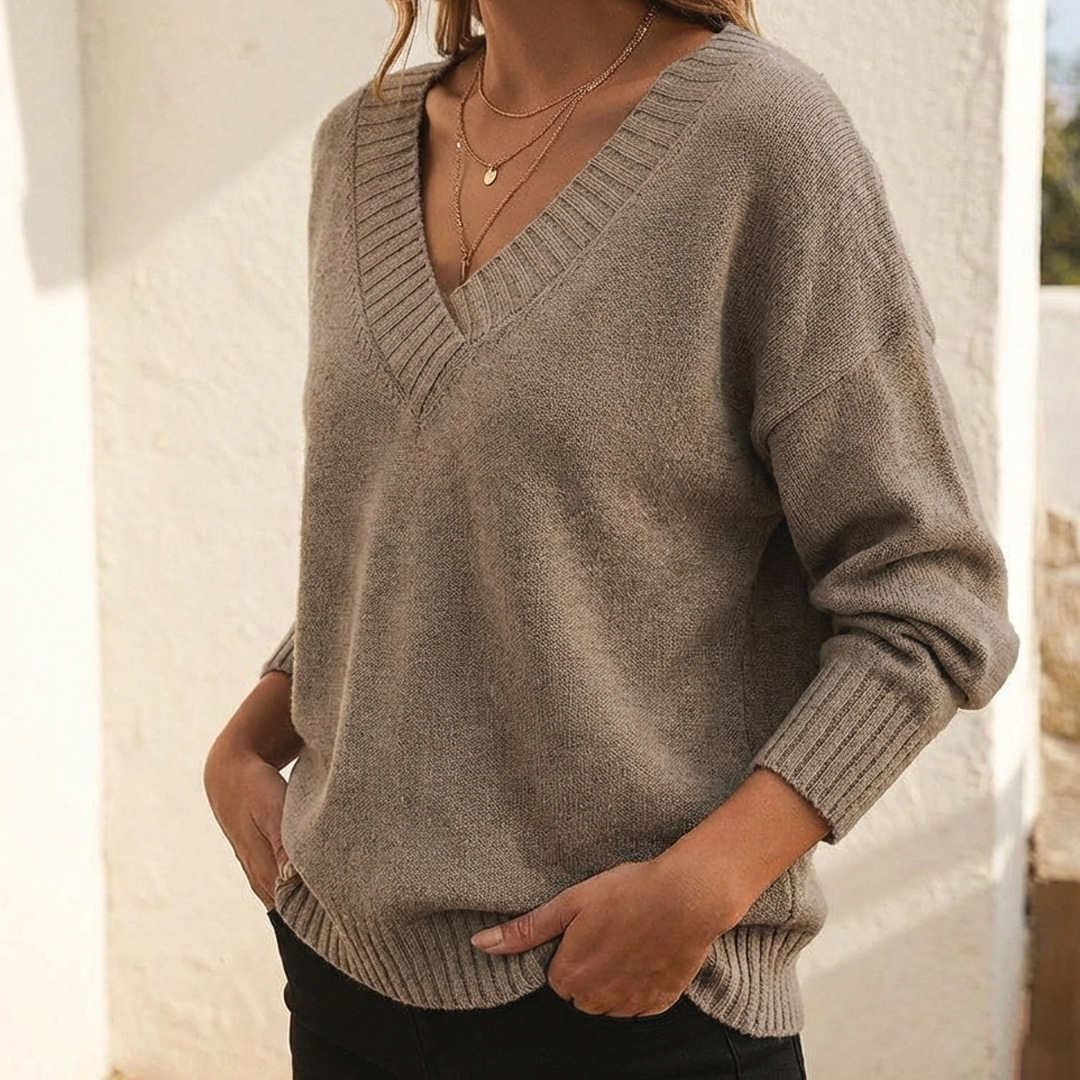 Avery - V-Neck Sweater