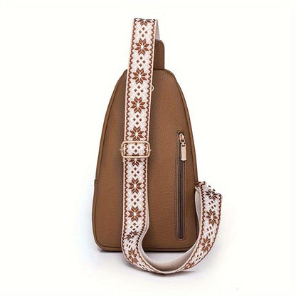 Margaret - Vegan Leather Sling Crossbody Bag