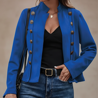 Allison - Velvet Double-Breasted Jacket