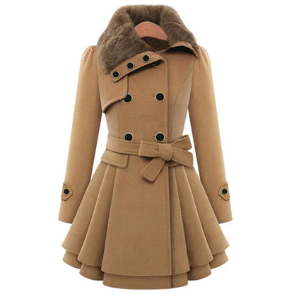 Natalie - Wool Trench Coat