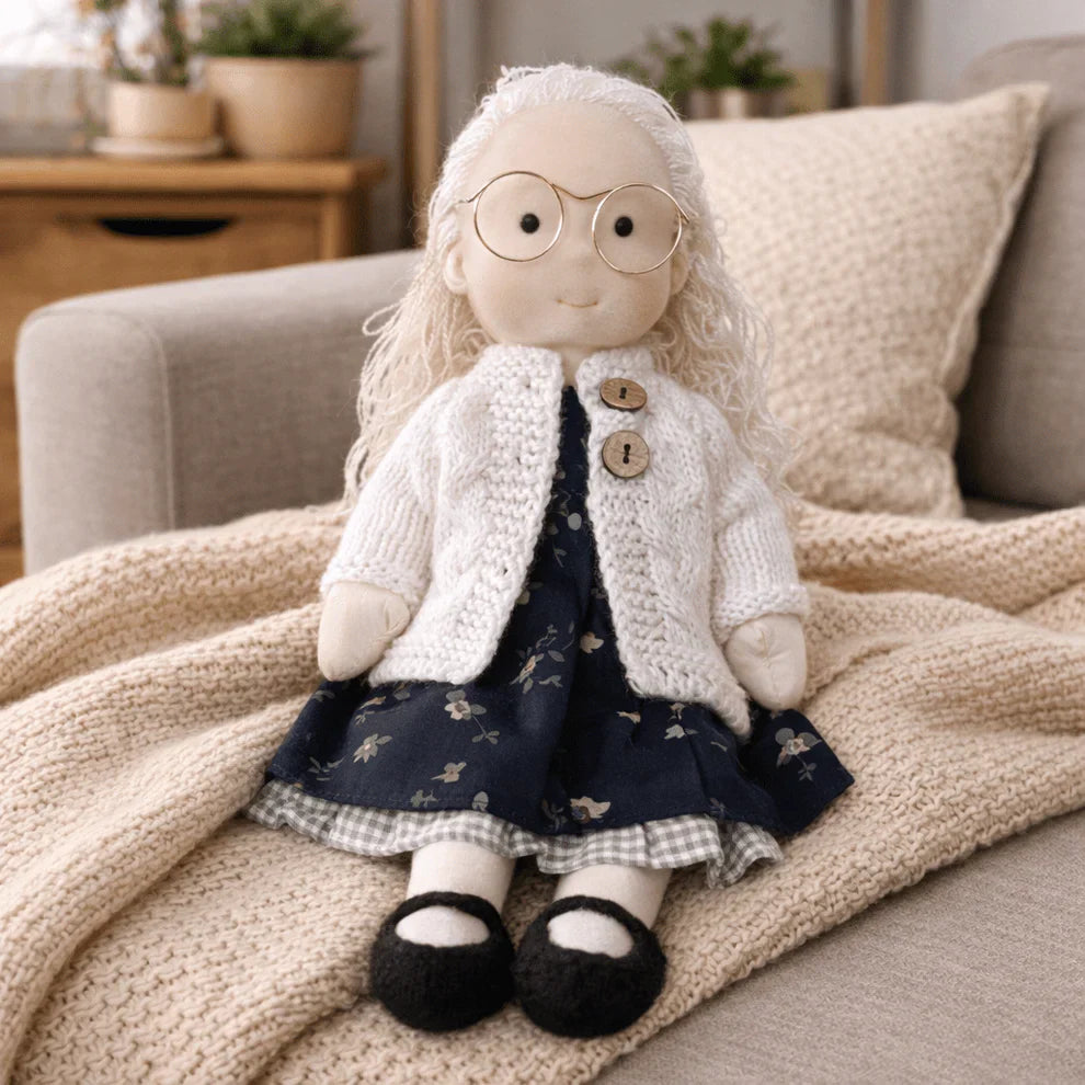 Olivia - Handmade Waldorf Cotton Doll