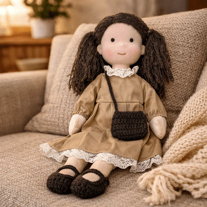 Olivia - Handmade Waldorf Cotton Doll