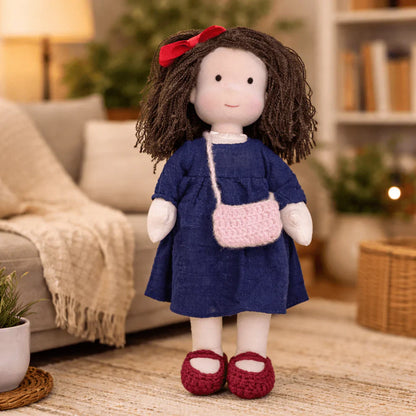 Olivia - Handmade Waldorf Cotton Doll