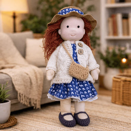 Olivia - Handmade Waldorf Cotton Doll