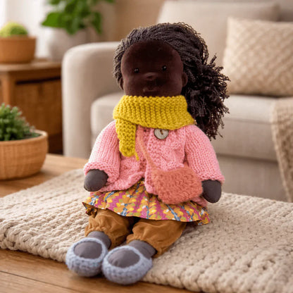 Olivia - Handmade Waldorf Cotton Doll