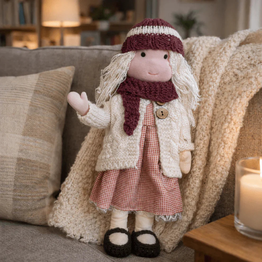Olivia - Handmade Waldorf Cotton Doll