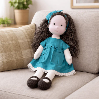 Olivia - Handmade Waldorf Cotton Doll