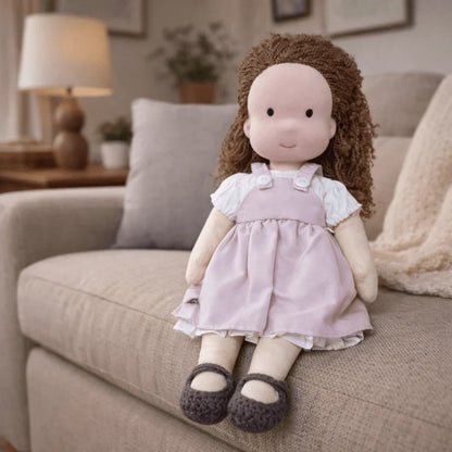 Olivia - Handmade Waldorf Cotton Doll