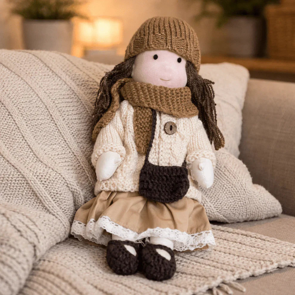 Olivia - Handmade Waldorf Cotton Doll