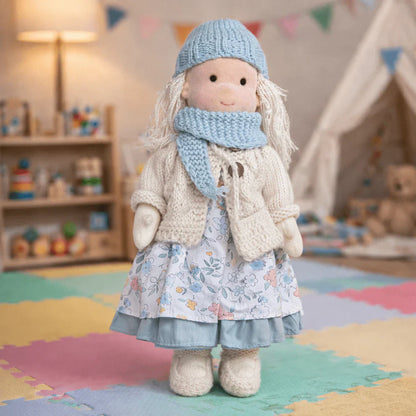 Olivia - Handmade Waldorf Cotton Doll