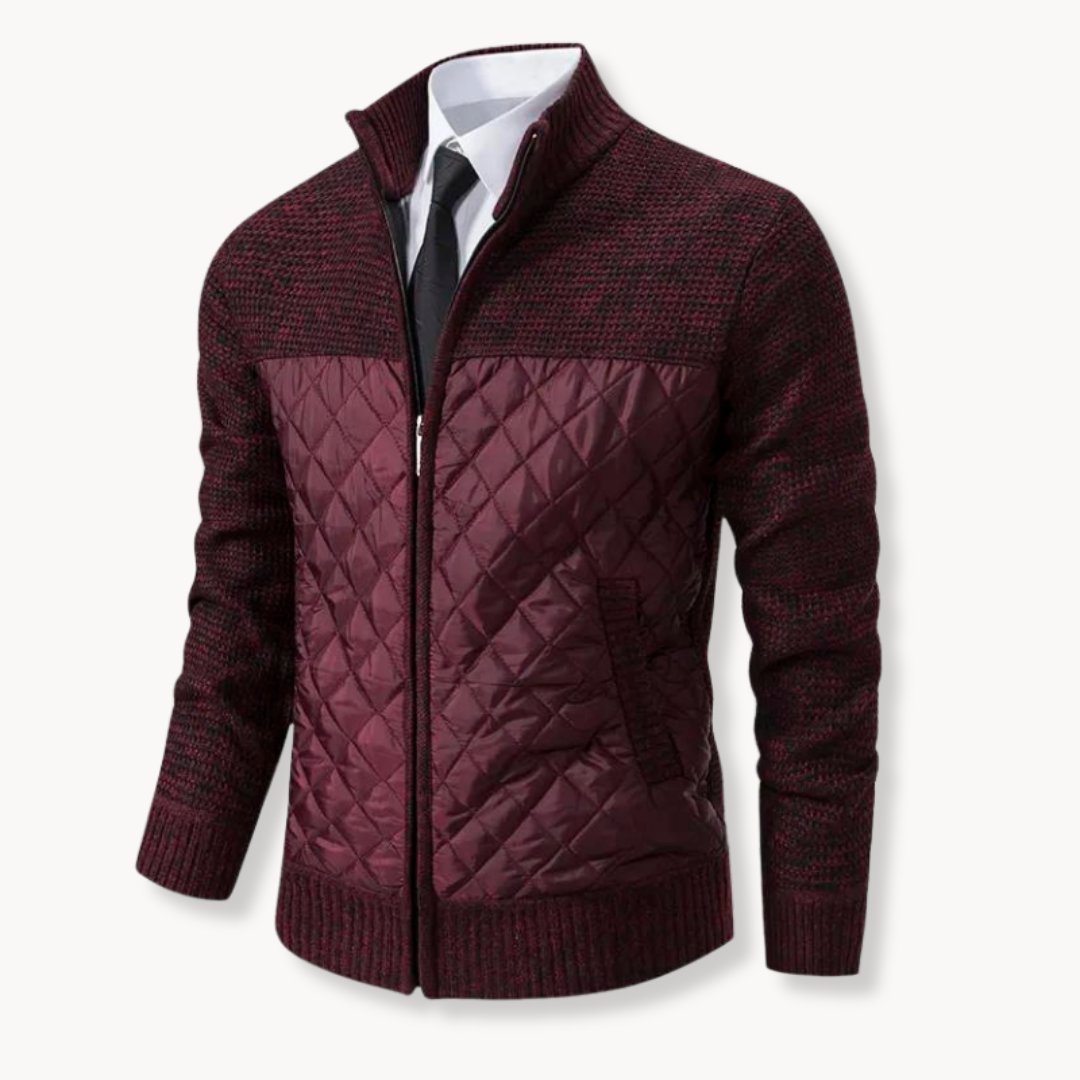 Mateo - Quilted Sweater Jacket
