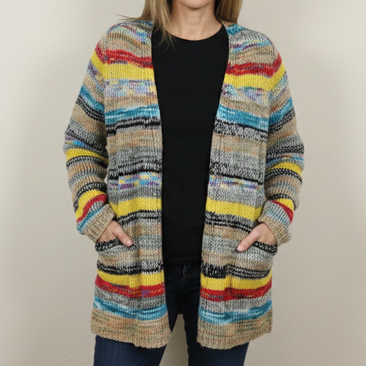 Claire - Multicolored Knit Cardigan