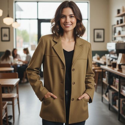 Eleanor - Vintage Suede Blazer