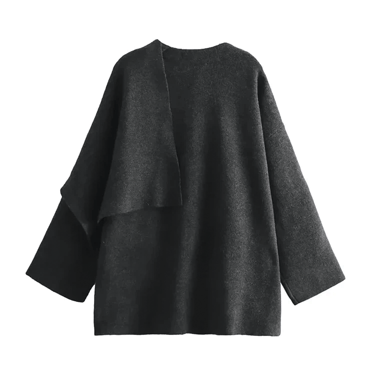 Ariana - Asymmetric Commuter Coat
