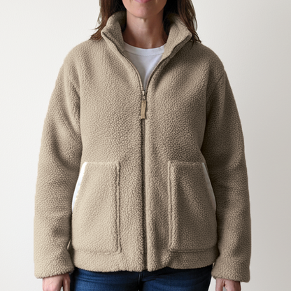 Marilyn - Zip Sherpa Jacket