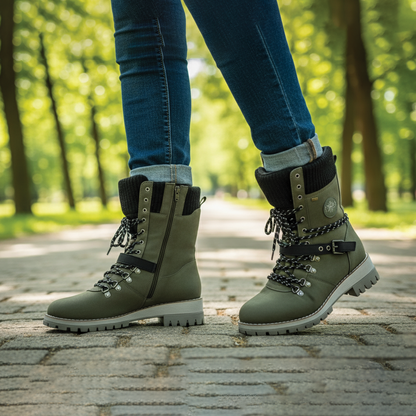 Sara - Lace-Up Winter Boots