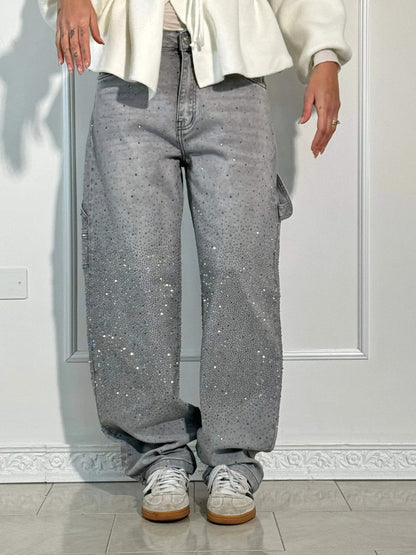 Naomi - Wide-Leg Denim Jeans