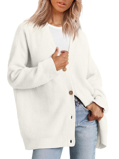 Anna - Striped Knit Cardigan