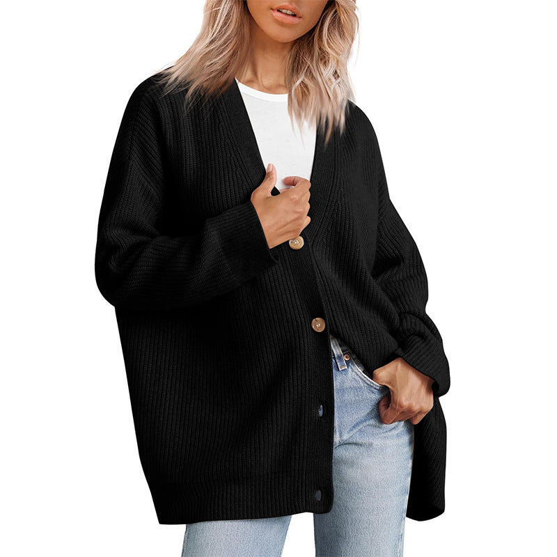 Anna - Striped Knit Cardigan