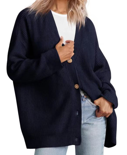 Anna - Striped Knit Cardigan