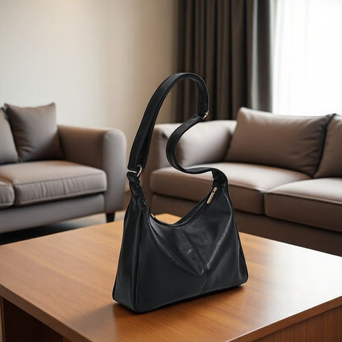 Judith - Vegan Leather Shoulder Hobo Bag